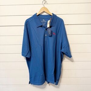 NWTs Tommy Bahama Emfielder 2.0 Polo Shirt  IslandZone technology ‘Splashy’ 3XB